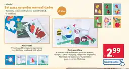 Lidl Set para aprender manualidades oferta