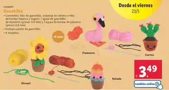 Lidl Ganchillo oferta
