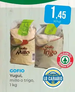 SPAR Gran Canaria GOFIO Yugui oferta