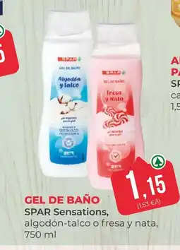 SPAR Gran Canaria Gel de baño oferta