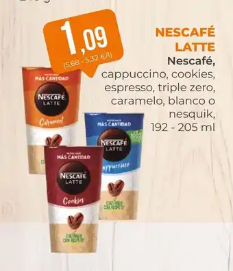 SPAR Gran Canaria Nescafe latte oferta