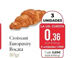 SPAR Gran Canaria Croissant Europastry Bocata oferta