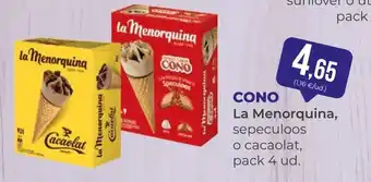 SPAR Gran Canaria LA MENORQUINA Cono oferta