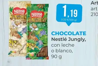 SPAR Gran Canaria NESTLE JUNGLY Chocolate oferta