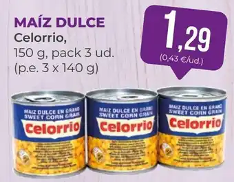 SPAR Gran Canaria CELORRIO Maíz dulce oferta