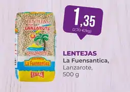 SPAR Gran Canaria LA FUENSANTICA Lentejas oferta