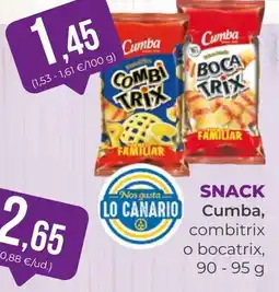 SPAR Gran Canaria CUMBA Snack oferta