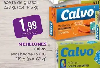 SPAR Gran Canaria CALVO Mejillones oferta