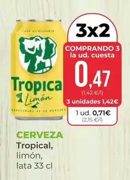 SPAR Gran Canaria TROPICAL Cerveza oferta