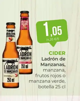 SPAR Gran Canaria LADRON DE MANZANAS Cider oferta