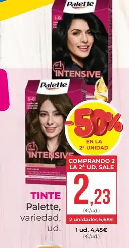 SPAR Gran Canaria PALETTE Tinte oferta