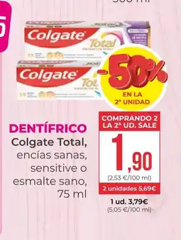 SPAR Gran Canaria COLGATE TOTAL Dentifrico oferta