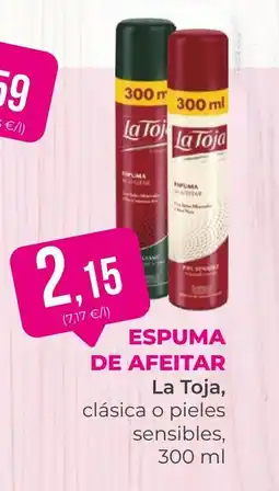 SPAR Gran Canaria LATOJA Espuma de afeitar oferta