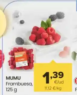 Autoservicios Familia MUMU Frambuesa oferta