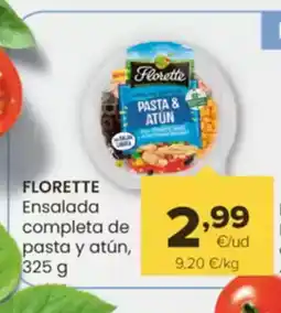 Autoservicios Familia FLORETTE Ensalada completa de pasta y atun oferta