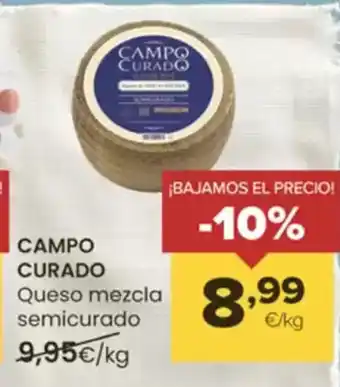 Autoservicios Familia CAMPO CURADO Queso mezcla semicurado oferta