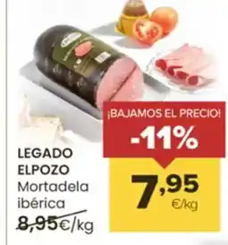 Autoservicios Familia LEGADO ELPOZO Mortadela ibérica oferta