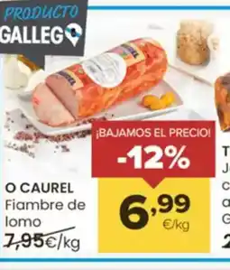 Autoservicios Familia O CAUREL Fiambre de lomo oferta