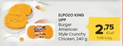 Autoservicios Familia ELPOZO KING UPP Burger American Style Crunchy Chicken oferta