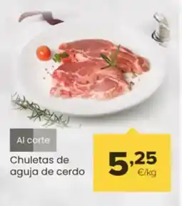 Autoservicios Familia Chuletas de aguja de cerdo oferta