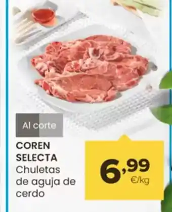 Autoservicios Familia COREN SELECTA Chuletas de aguja de cerdo oferta