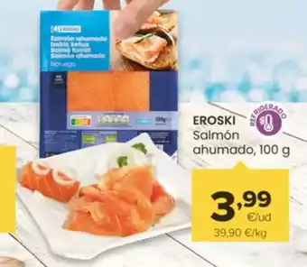 Autoservicios Familia EROSKI ચી Salmón ahumado oferta