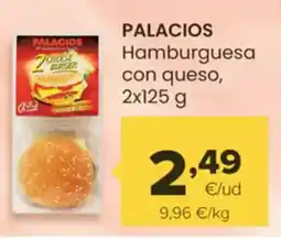 Autoservicios Familia PALACIOS Hamburguesa con queso oferta