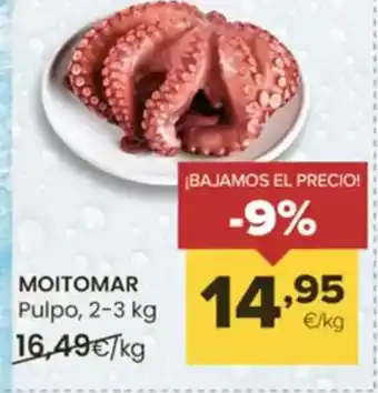 Autoservicios Familia MOITOMAR Pulpo oferta