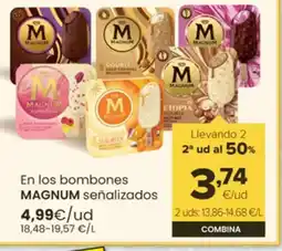 Autoservicios Familia MAGNUM En los bombones oferta