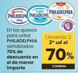 Autoservicios Familia PHILADELPHIA En los quesos para untar oferta