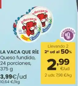 Autoservicios Familia LA VACA QUE RÍE Queso fundido, 24 porciones oferta