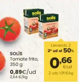 Autoservicios Familia SOLÍS Tomate frito oferta