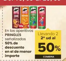 Autoservicios Familia PRINGLES En los aperitivos oferta