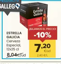 Autoservicios Familia ESTRELLA GALICIA Cerveza Especial oferta