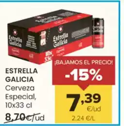 Autoservicios Familia ESTRELLA GALICIA Cerveza Especial oferta