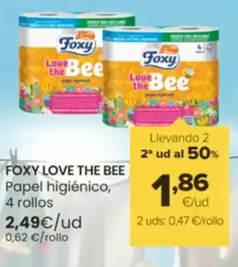 Autoservicios Familia FOXY LOVE THE BEE Papel higiénico oferta