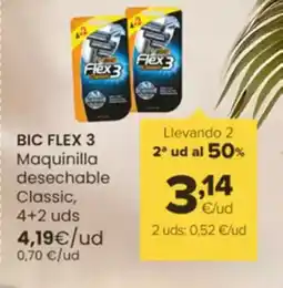 Autoservicios Familia BIC FLEX 3 Maquinilla desechable Classic oferta