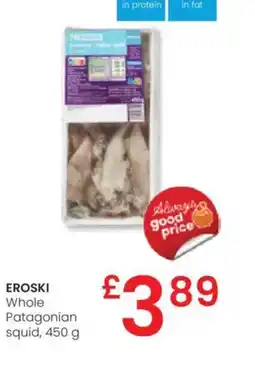 Eroski EROSKI Whole Patagonian squid oferta