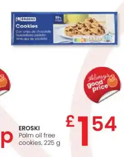 Eroski EROSKI Palm oil free cookies oferta
