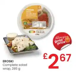 Eroski Eroski complete salad wrap oferta