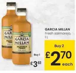 Eroski GARCIA MILLAN Fresh salmorejo oferta