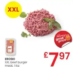 Eroski EROSKI XXL beef burger meat oferta