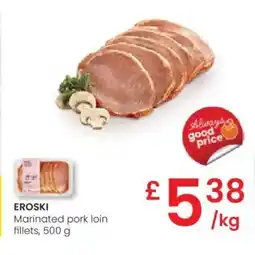 Eroski EROSKI Marinated pork loin oferta