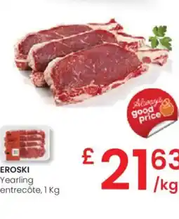 Eroski EROSKI Yearling entrecôte oferta