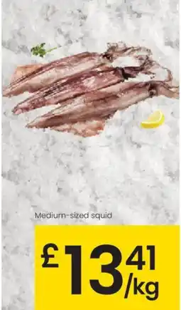 Eroski Medium-sized squid oferta