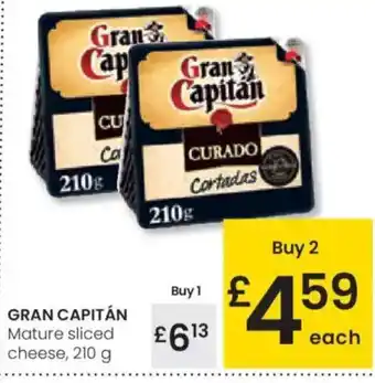 Eroski GRAN CAPITÁN Mature sliced oferta