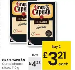 Eroski GRAN CAPITÁN Cured cheese oferta
