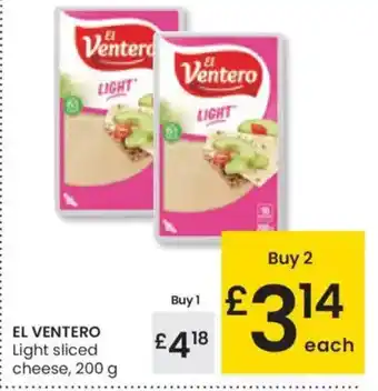 Eroski EL VENTERO Light sliced oferta