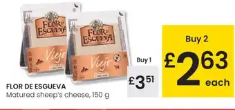 Eroski FLOR DE ESGUEVA Matured sheep's cheese oferta