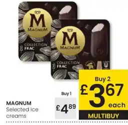 Eroski MAGNUM Selected ice creams oferta